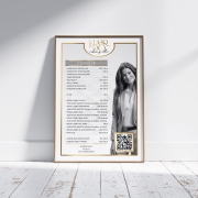 cennik salonu kosmetycznego, plakat beauty, makijaż permanentny cennik, stylizacja paznokci cennik, grafika do salonu kosmetycznego, elegancki cennik usług, projekt glamour beauty, plakat do gabinetu kosmetycznego, szablon cennika