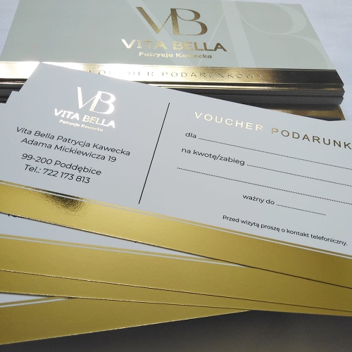 voucher voucher upominkowy bon podarunkowy druk voucherów, prezent voucher, voucher walentynkowy, voucher na urodziny, voucher beauty, voucher złocony, voucher gold, voucher spa, voucher dla dwojga, voucher indywidualny projekt, tani voucher
