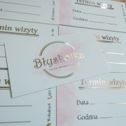 karnety druk, terminarze, terminarzyki, karnety złocone, karnety do pieczątek, terminarz wizyt, karty lojalnościowe druk, projekt terminarza, projekt karnetu, terminarz stomatolog, terminarz kosmetolog, terminarz fryzjer