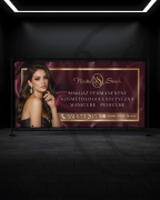baner reklamowy, tani baner, baner plandeka,  beauty baner, baner glamour, baner projekt, baner druk,  banery oczkowane, banery zgrzewane, banery gotowe, baner do salonu kosmetycznego, baner do salonu beauty, elegancki baner, baner róż, baner złoto