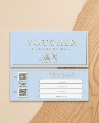 voucher voucher upominkowy bon podarunkowy druk voucherów, prezent voucher, voucher walentynkowy, voucher na urodziny, voucher beauty, voucher złocony, voucher gold, voucher spa, voucher dla dwojga, voucher indywidualny projekt, tani voucher