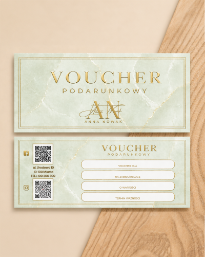 voucher voucher upominkowy bon podarunkowy druk voucherów, prezent voucher, voucher walentynkowy, voucher na urodziny, voucher beauty, voucher złocony, voucher gold, voucher spa, voucher dla dwojga, voucher indywidualny projekt, tani voucher