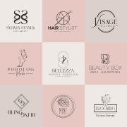 logo premium glamour, logo beauty monogram, indywidualny projekt logo, branding premium, eleganckie logo, profesjonalne logo, identyfikacja wizualna, moodboard , księga znaku logo, nowoczesny design logo, personalizowane logo premium
